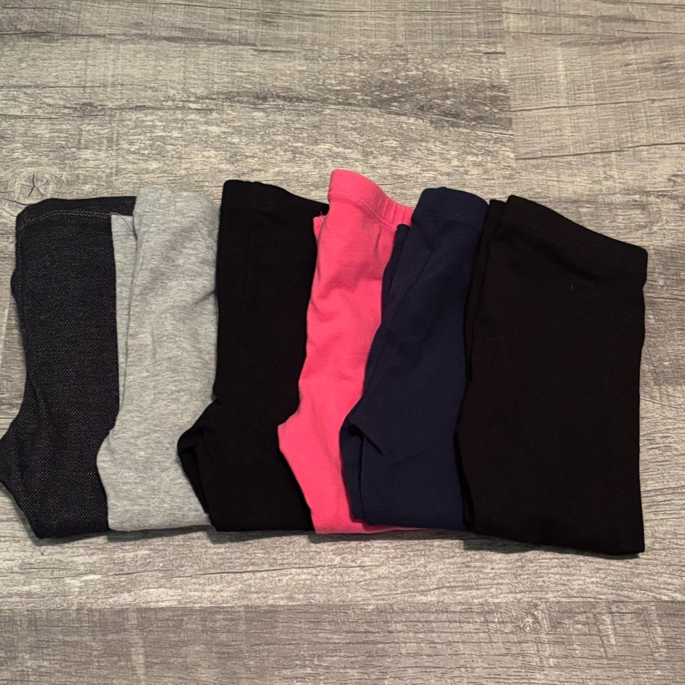 Cat & Jack Kids Leggings in Black, Gray, Pink, and Navy
